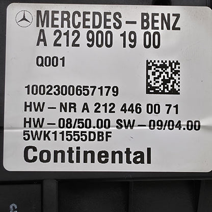 2014 Mercedes-Benz C250 Fuel Pump Control Unit A2129001900