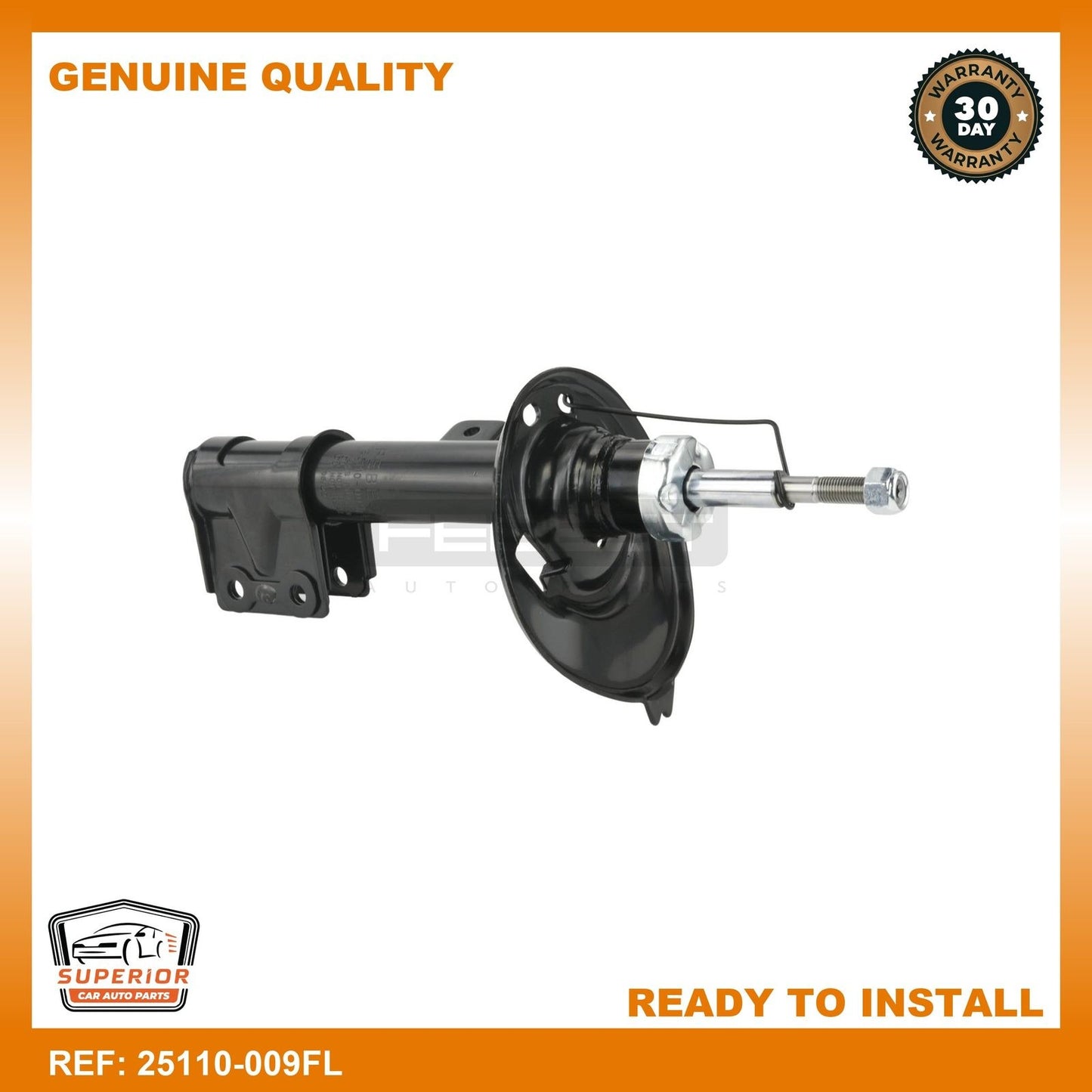FEBEST CITROEN Shock Absorber Front Left Gas Twin Tube 25110-009FL