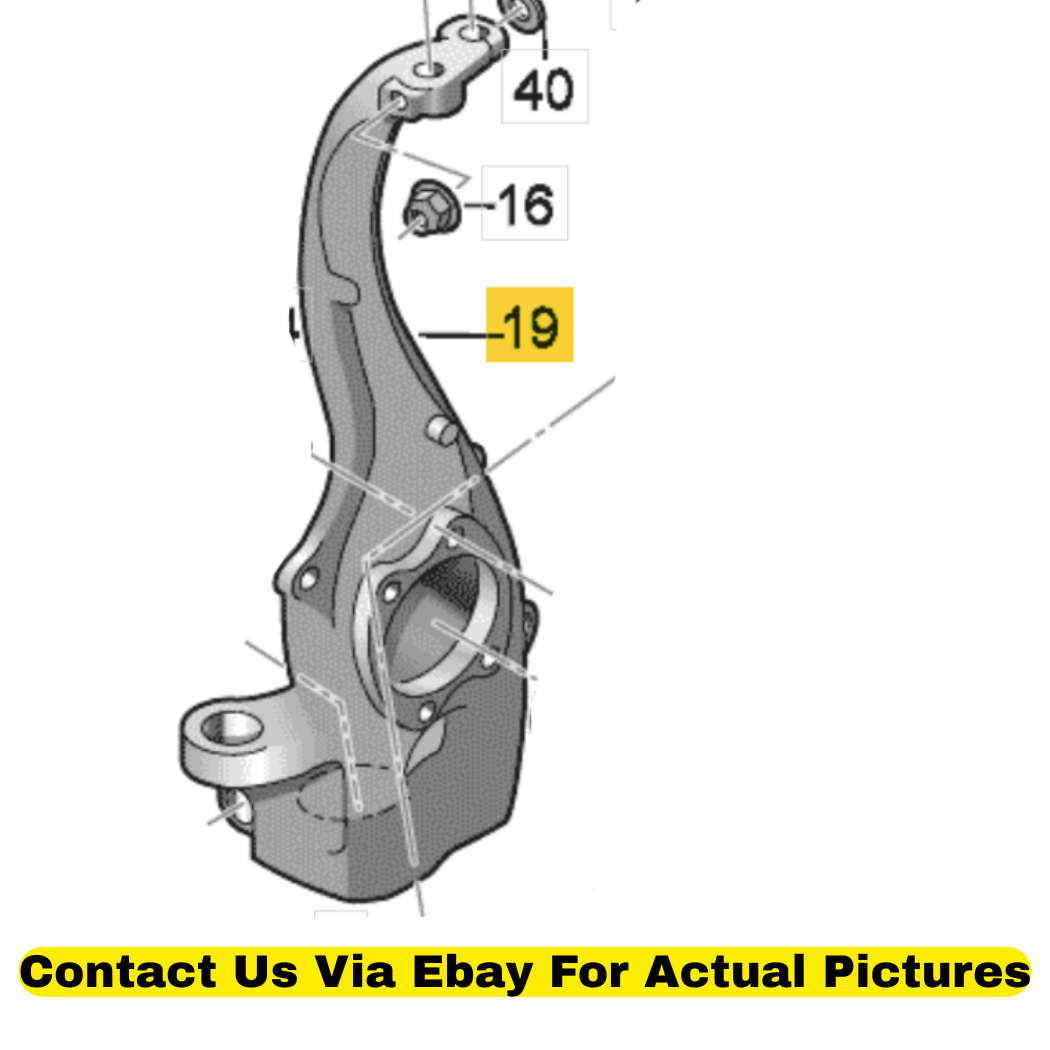 2013 Audi Q5 Left Front Steering Knuckle Used OEM 4G0407253A