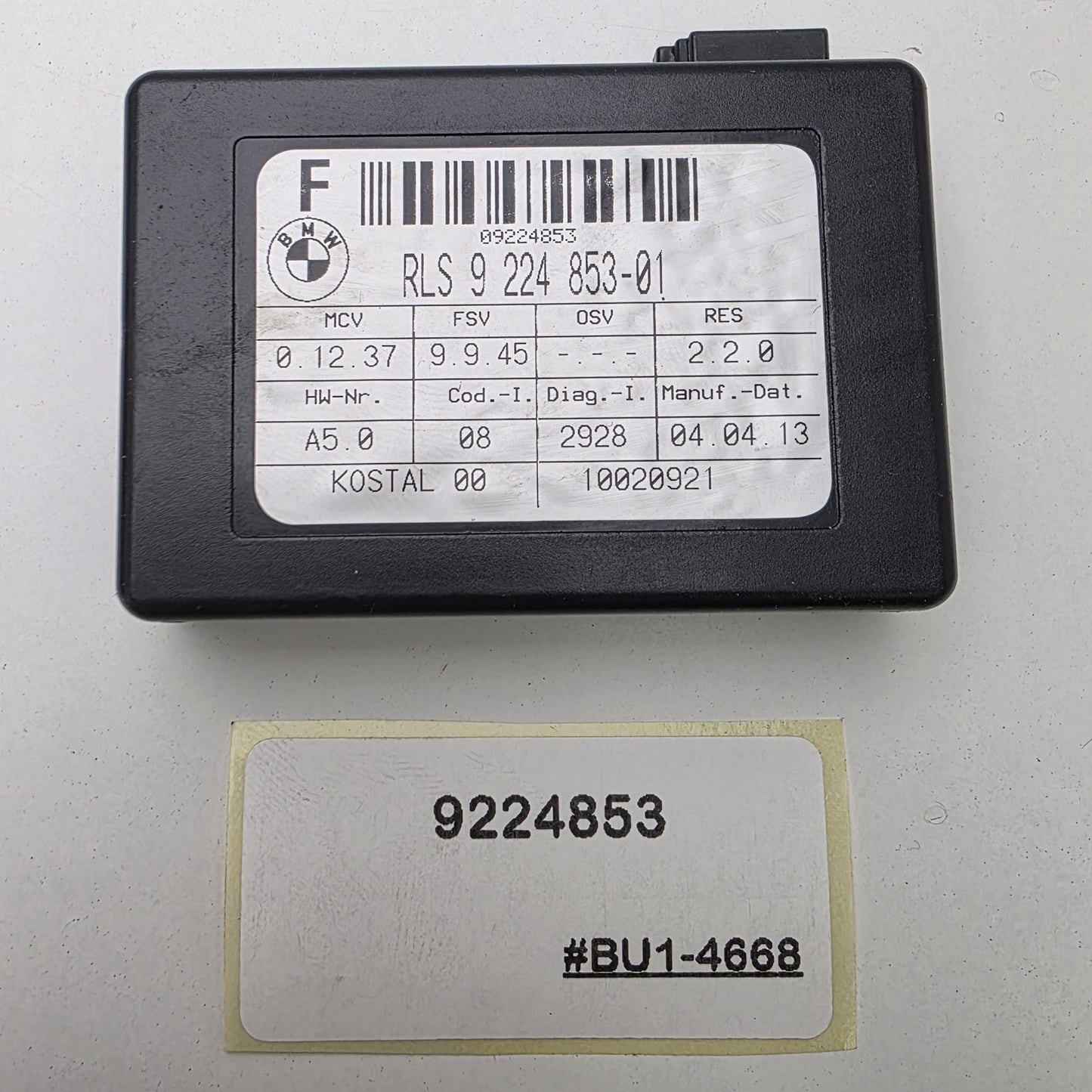 2006-2011 BMW 328i Rain Light Sensor 9224853