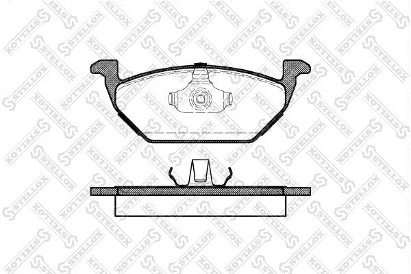 STELLOX VAG Brake pad set - 180698151