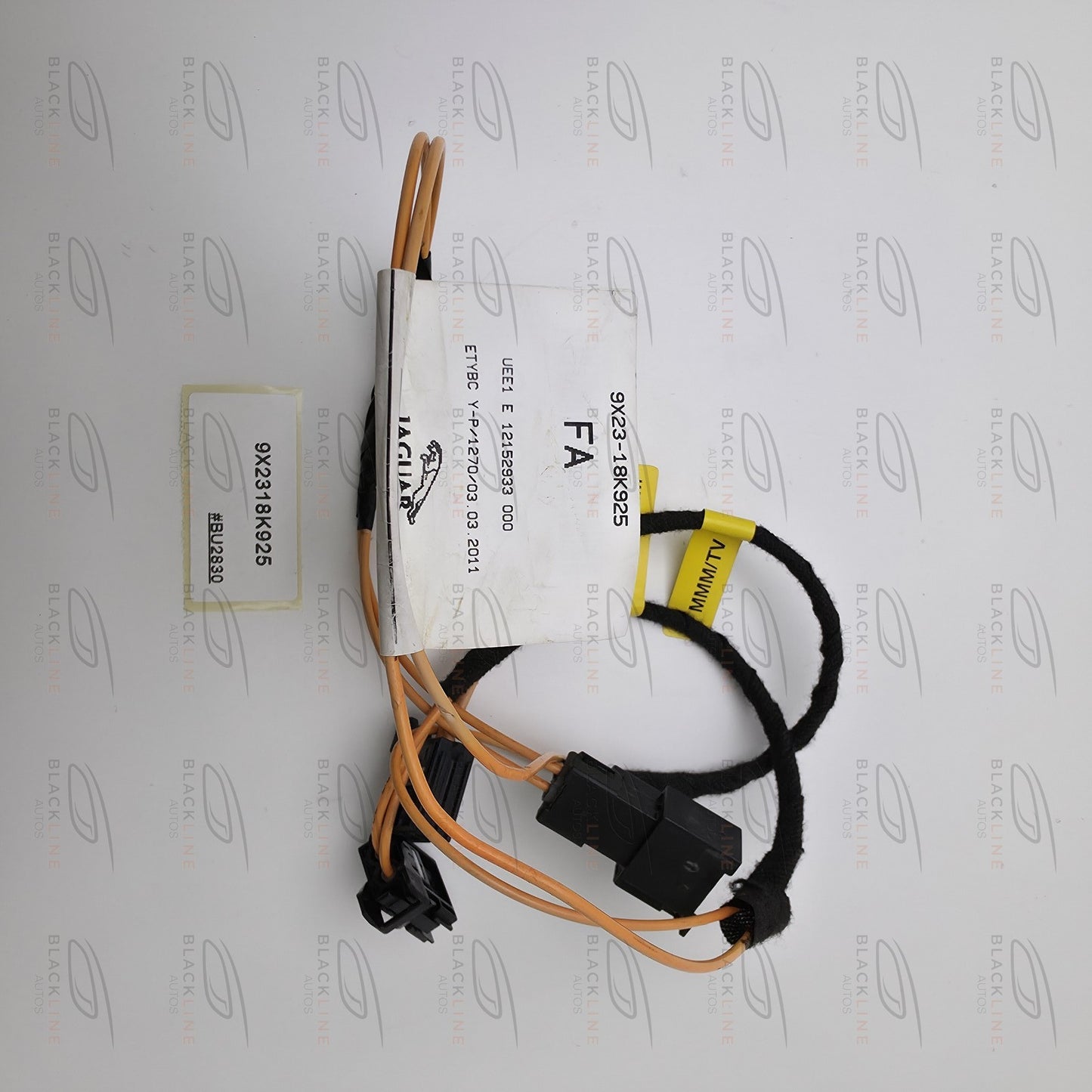 2007-2011 Jaguar XF Audio Stereo Amplifier Fiber Optic Cable Wiring 9X2318K925