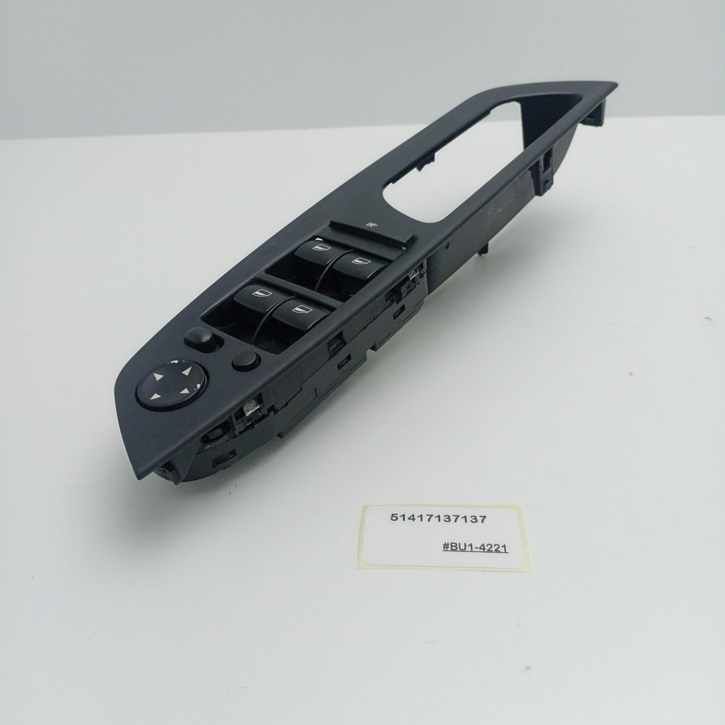 2007-2013 BMW X5 Front Door Window Switch Panel 51417137137