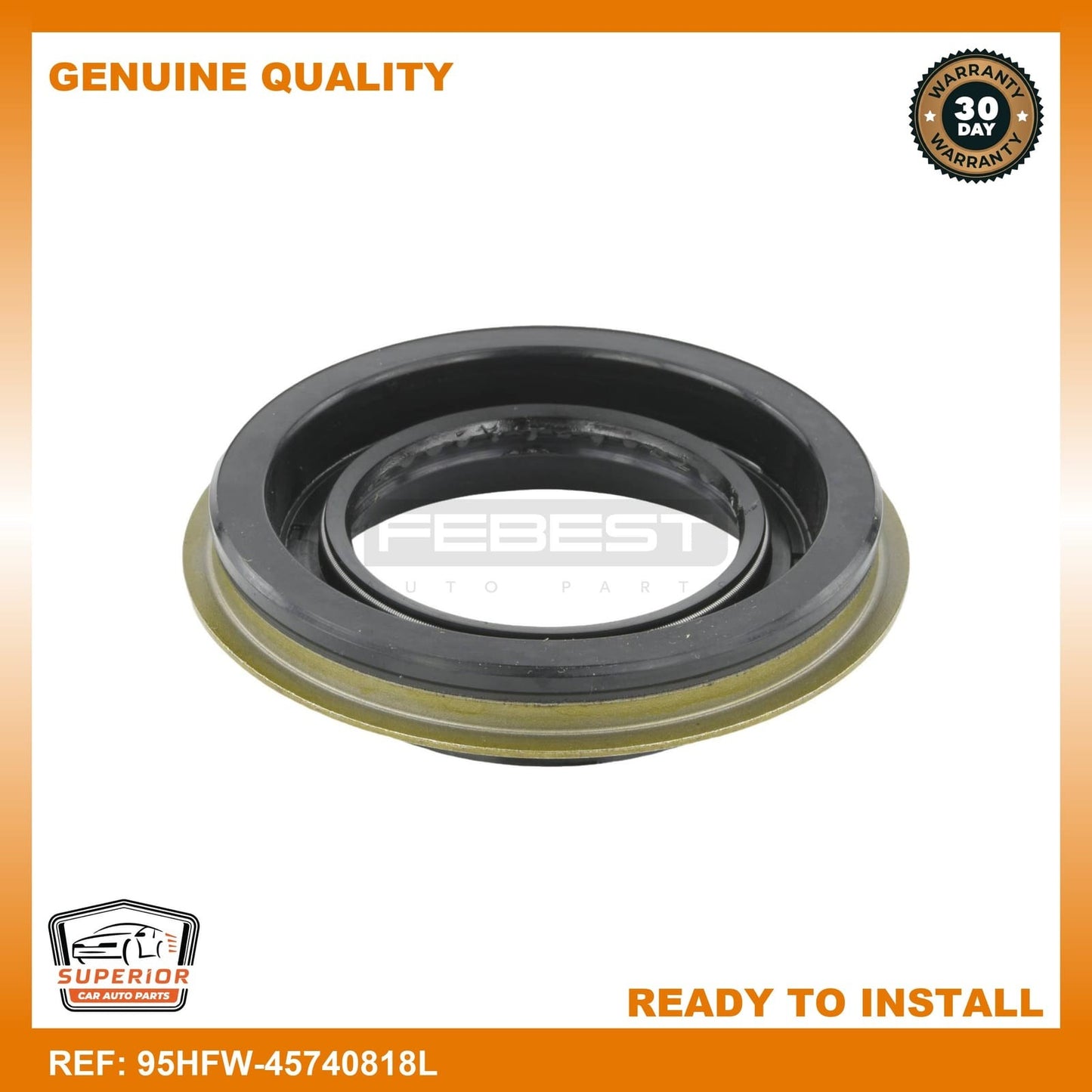 FEBEST 2012-2016 Mazda 6 Shaft Seal, Differential 95HFW-45740818L