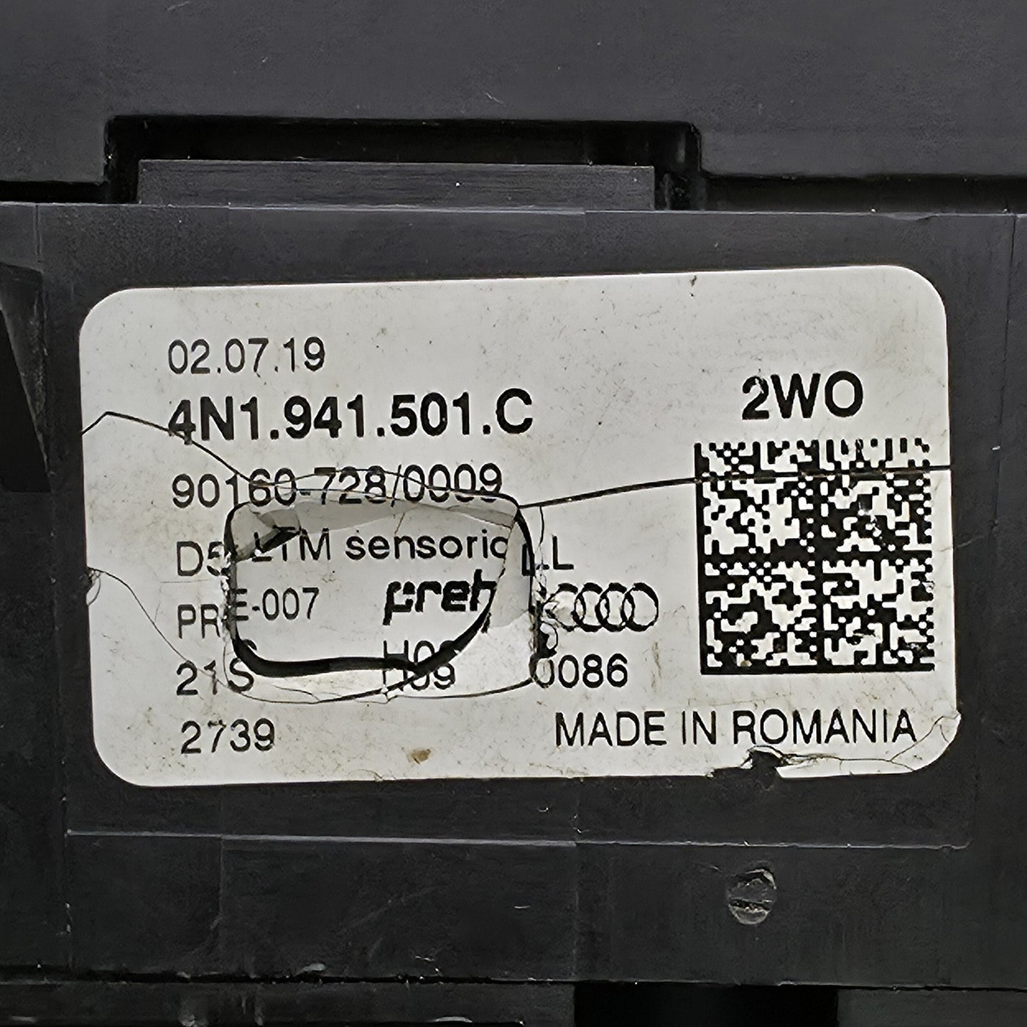 2019-2025 Audi A8 Quattro Headlight Switch 4N1941501C