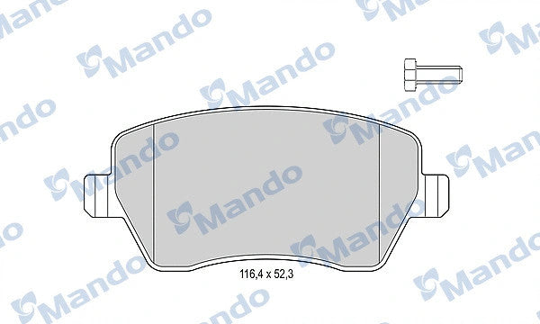 MANDO Nissan Brake Pad Set MBF015751
