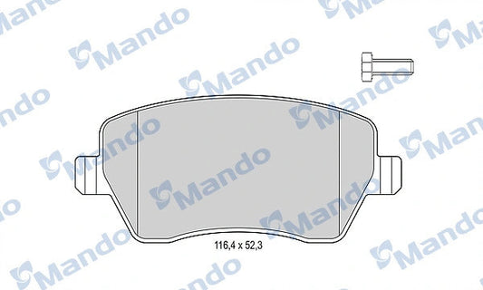 MANDO Nissan Brake Pad Set MBF015751