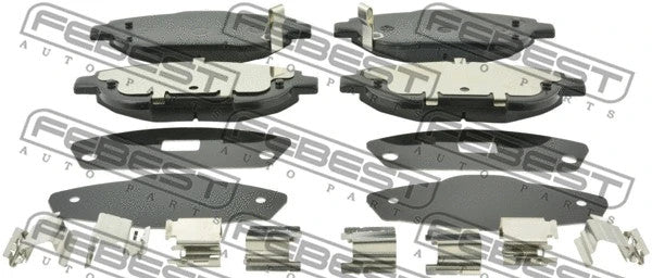 FEBEST TOYOTA Pad Kit, Disc Brake, Front 0101-ADT271F