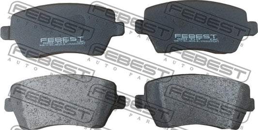 FEBEST LADA Pad Kit, Disc Brake, Front 0201-E11F