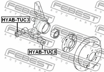 FEBEST 2001-2008 Hyundai Tiburon Rear Knuckle Bushing HYAB-TUC3