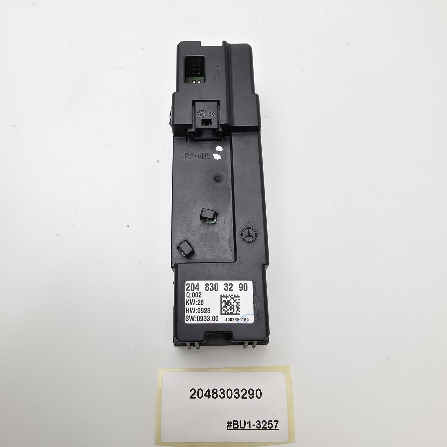 2006-2018 Mercedes-Benz E-Class HVAC Temp Control Panel Rear 2048303290