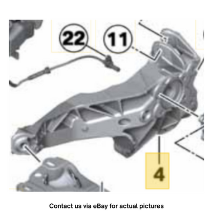 2011–2015 Mini Cooper Left Rear Trailing Arm Used OEM 33326795659