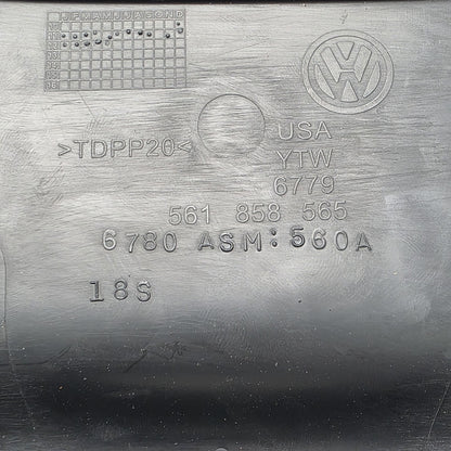 2012-2016 Volkswagen Passat Steering Column Upper Cover 561858565