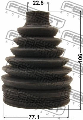 FEBEST 2007-2017 Nissan Tiida Boot Outer CV Joint Kit 77x106x22.5 0217P-C11X