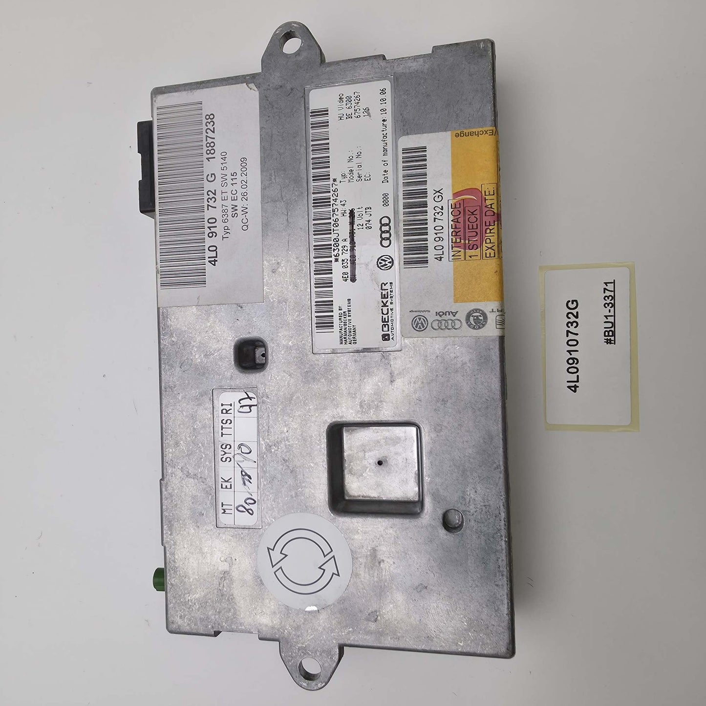 2006-2015 Audi Q7 MMI Control Unit 4L0910732G