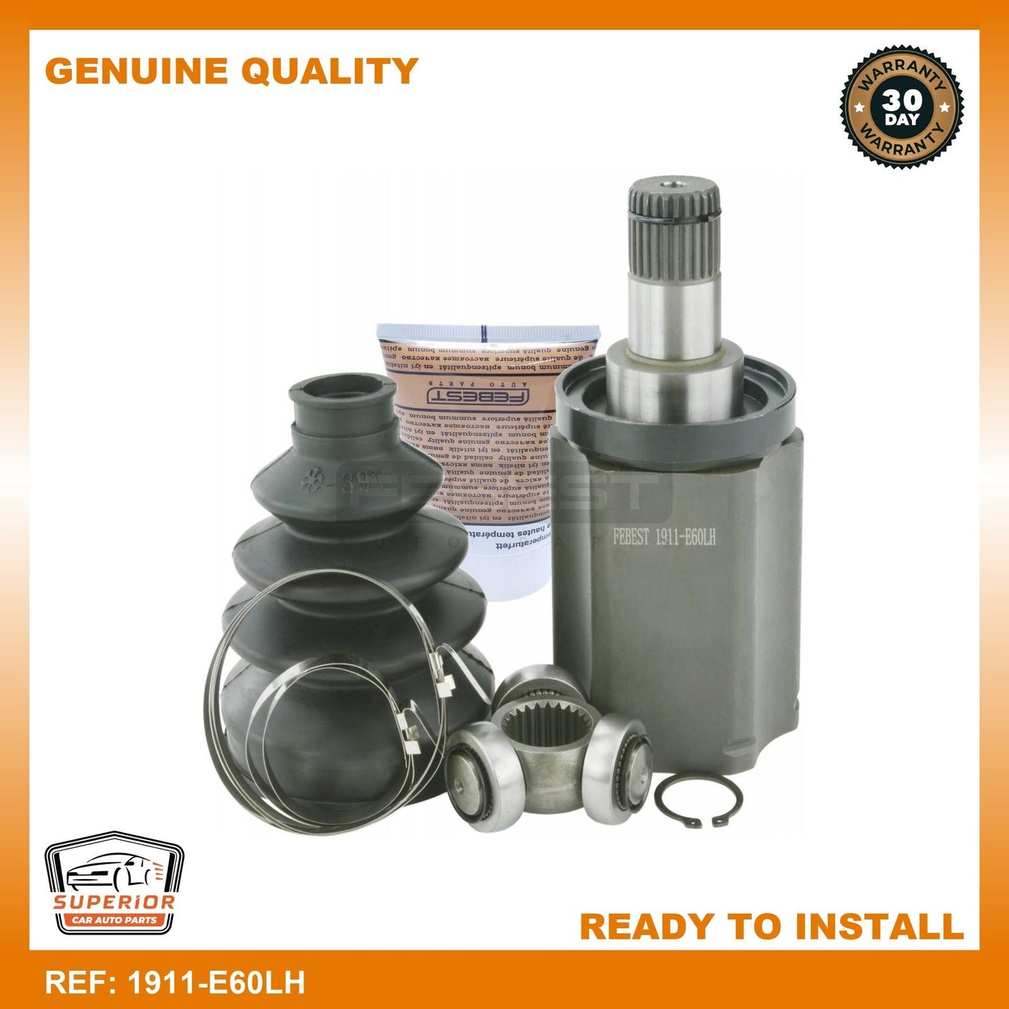 FEBEST BMW Cv Joint 1911-E60LH