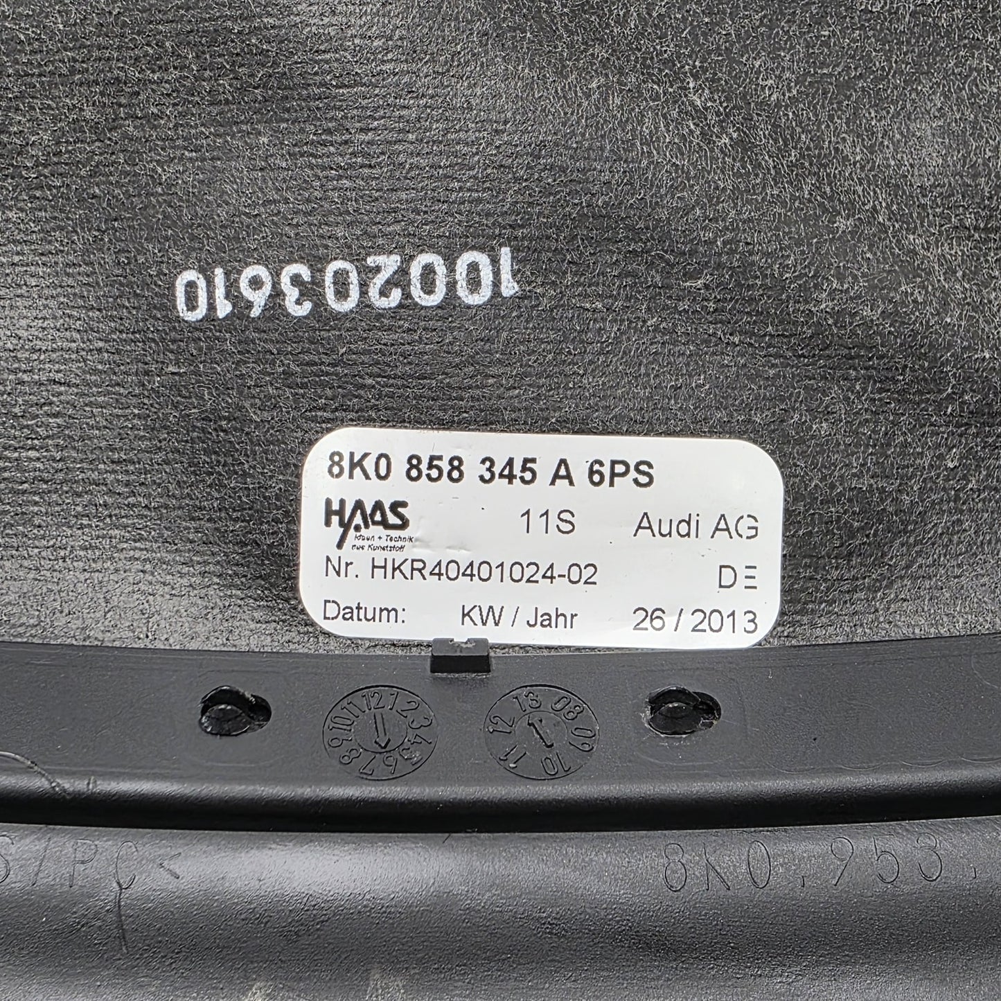 2013-2016 Audi allroad Steering Column Cover Trim 8K0858345A