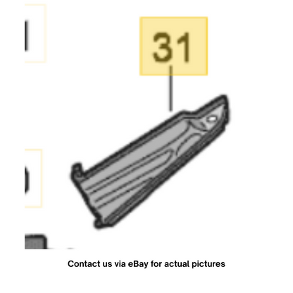 2012–2015 Audi A6 Quarter Panel Filler Panel Rear-Lower Left Used OEM 4G0809347