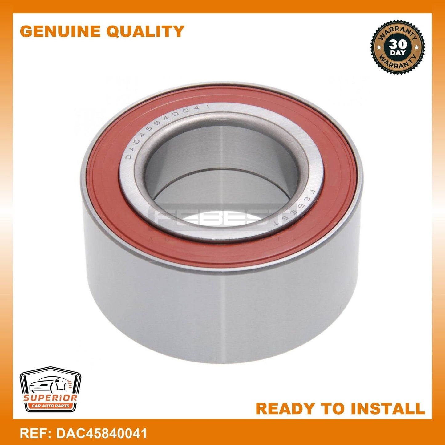 FEBEST 2001-2006 Hyundai Santa Fe Front Wheel Bearing DAC45840041