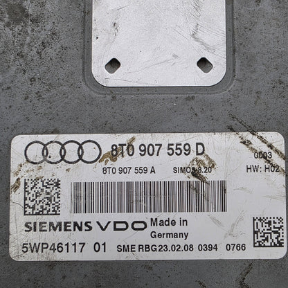 2008 Audi A5 ENGINE CONTROL UNIT SIMOS 8.20 8T0907559D