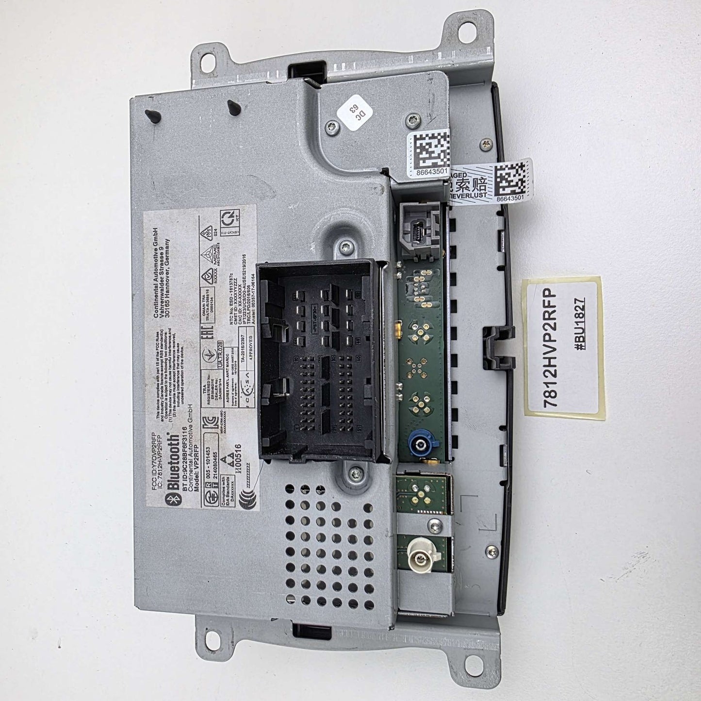 2018-2019 FIAT 500 Radio Display Navigation System 7812HVP2RFP