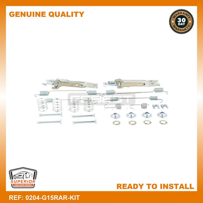 FEBEST 1997-2002 Peugeot 306 Brake Shoe Fitting Kit 0204-G15RAR-KIT