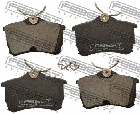 FEBEST 1999-2002 Honda Accord Brake Pad Set 0301-CLR