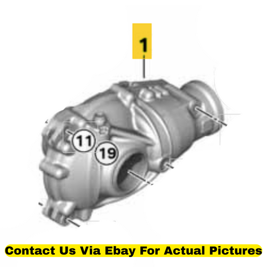 2012 BMW X6 Front Differential Assembly Used OEM 31507594315