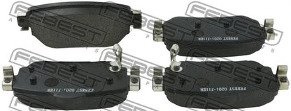 Febest 2017 Nissan Rogue Sport Pad Kit Disc Brake Rear 0201-J11ER