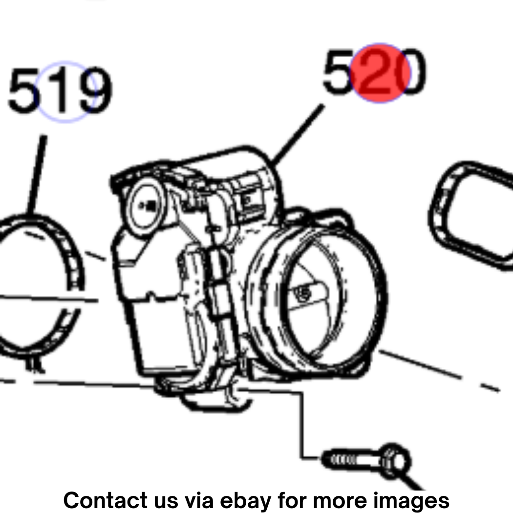 2018 Cadillac CTS Throttle Body Used OEM 12681472