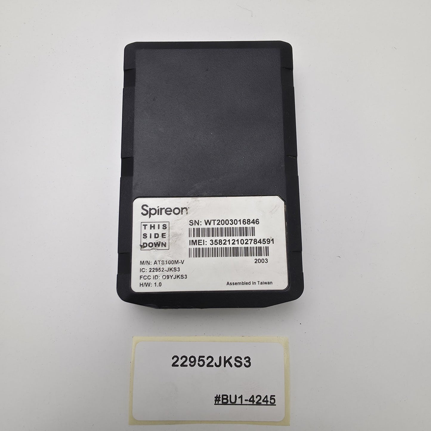2021 Honda HRV GPS TRACKING CONTROL MODULE UNIT 22952JKS3