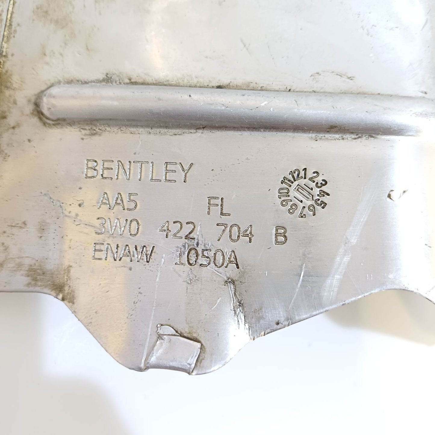 2006-2012 Bentley Continental Flying Spur Heat Shield 3W0422704B