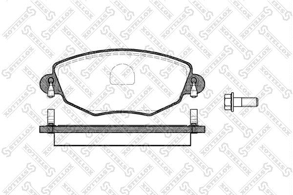 STELLOX 2001-2007 Ford Mondeo Front Brake Pads (Set) 1783849