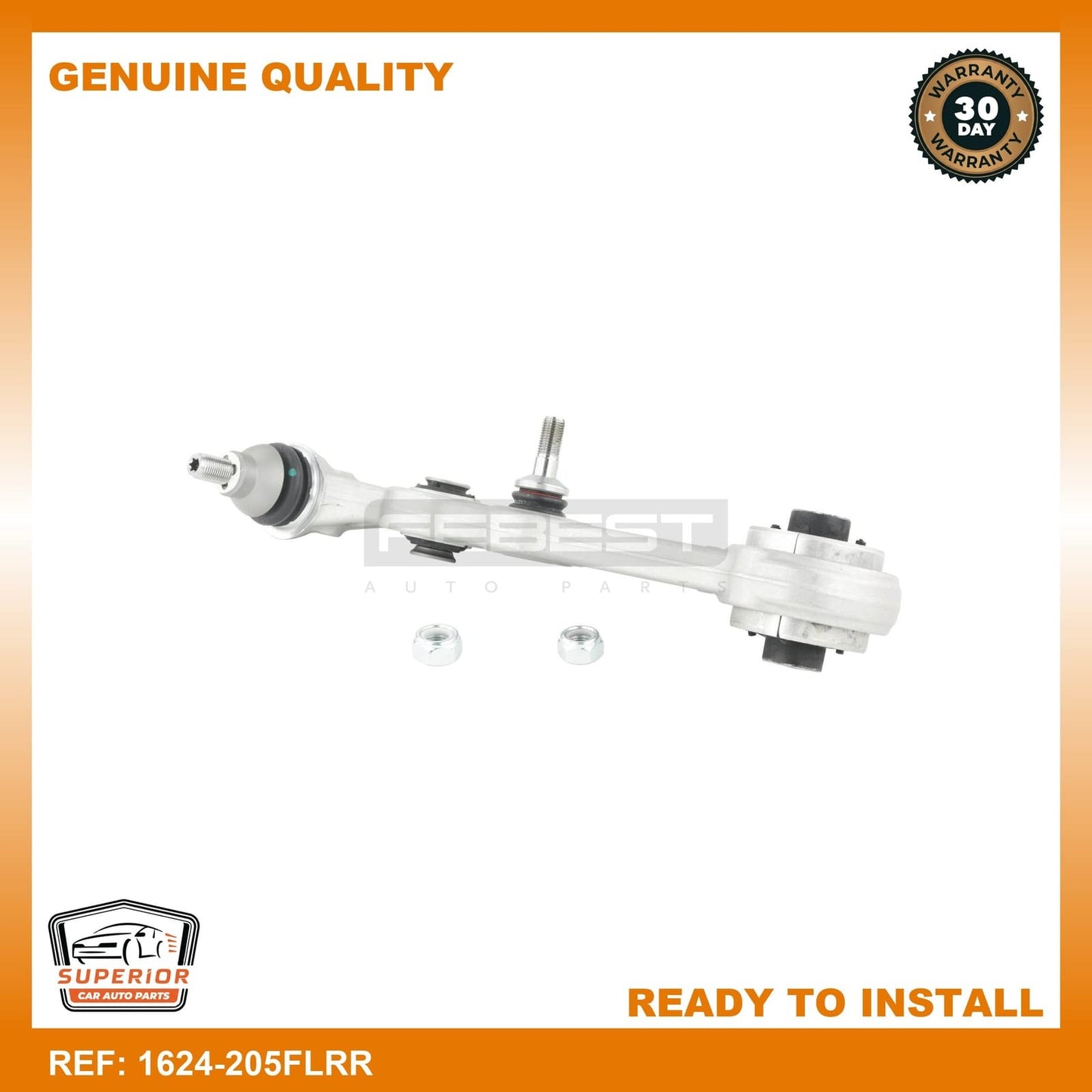 FEBEST Mercedes-Benz Right Lower Front Arm 1624-205FLRR