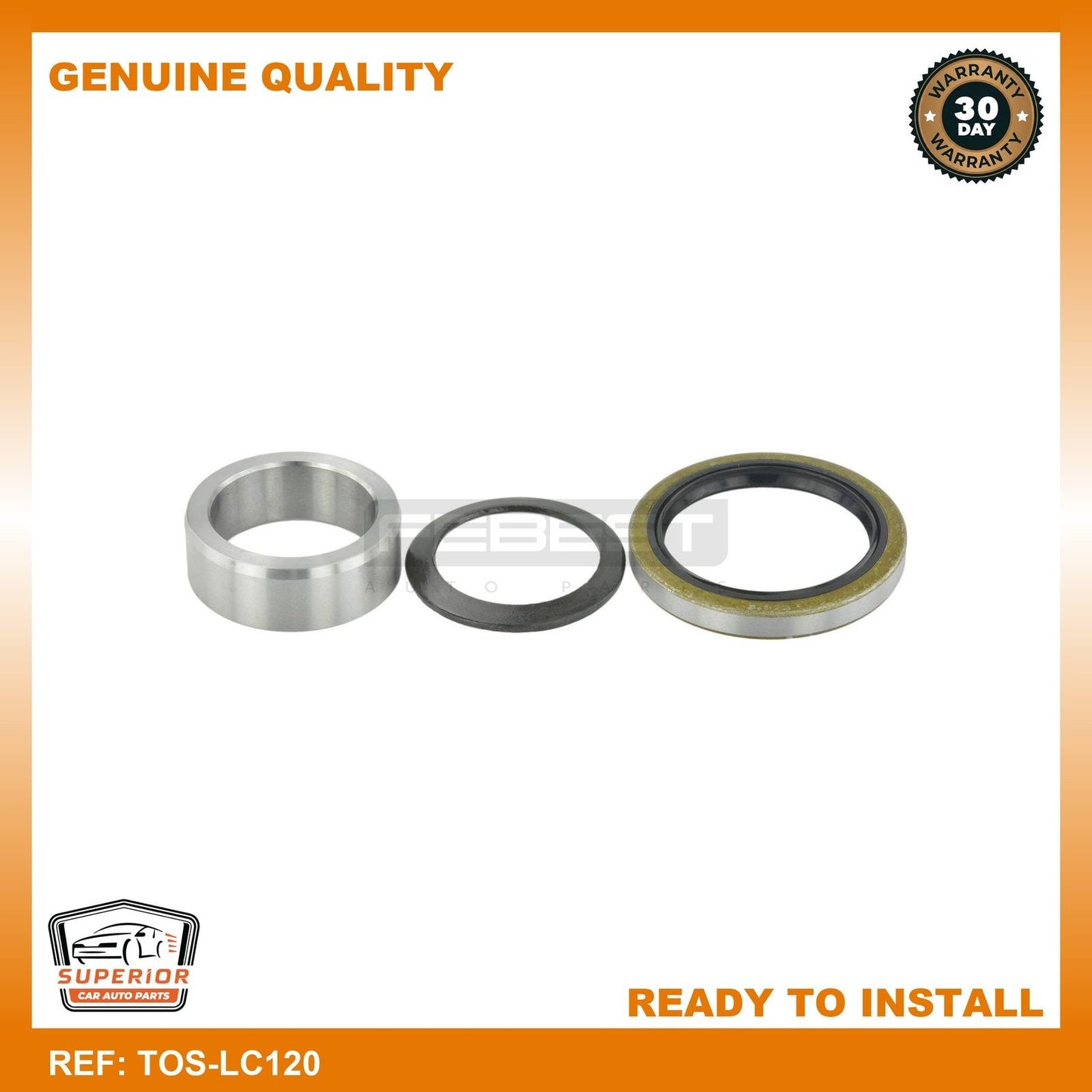Febest 2009 Toyota FJ Cruiser Half Shaft Oil Seal Set TOS-LC120