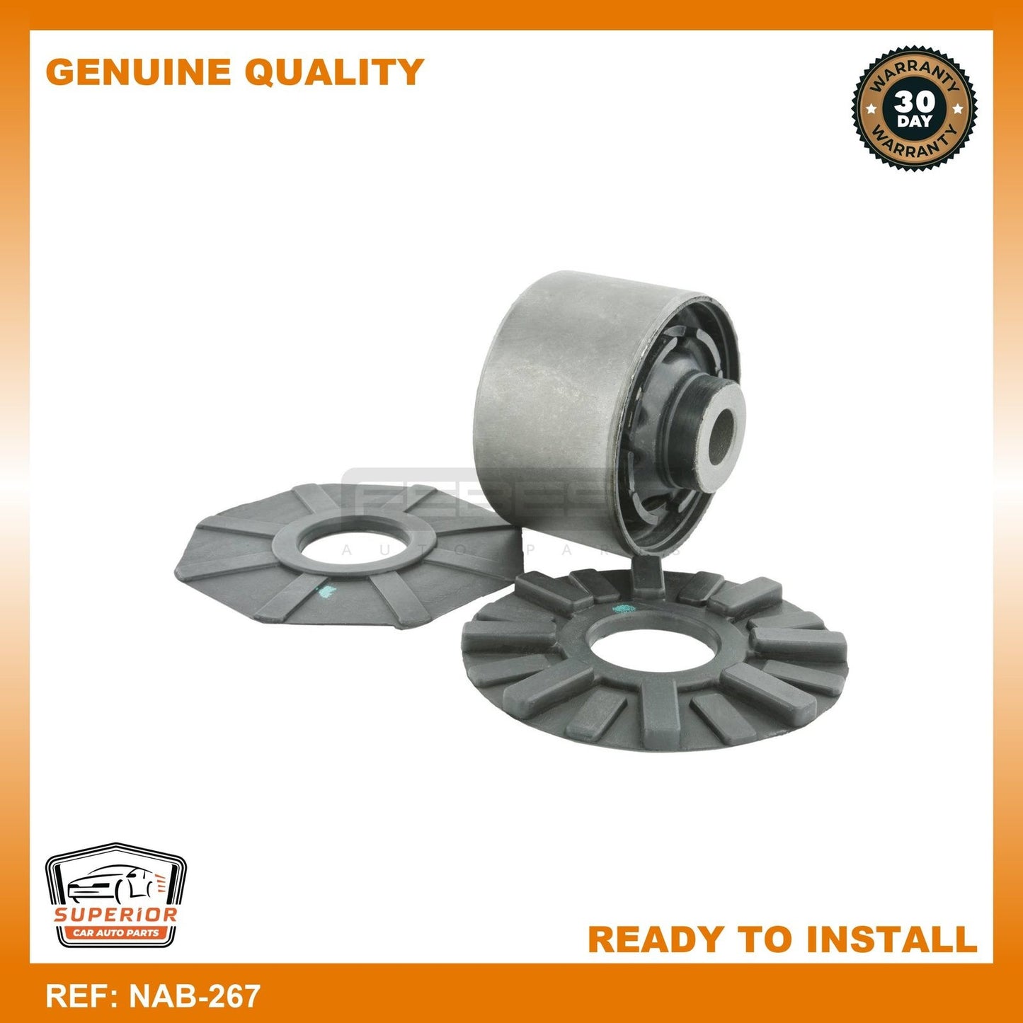 Febest 2014-2017 Nissan X-Trail Rear Arm Bushing NAB-267