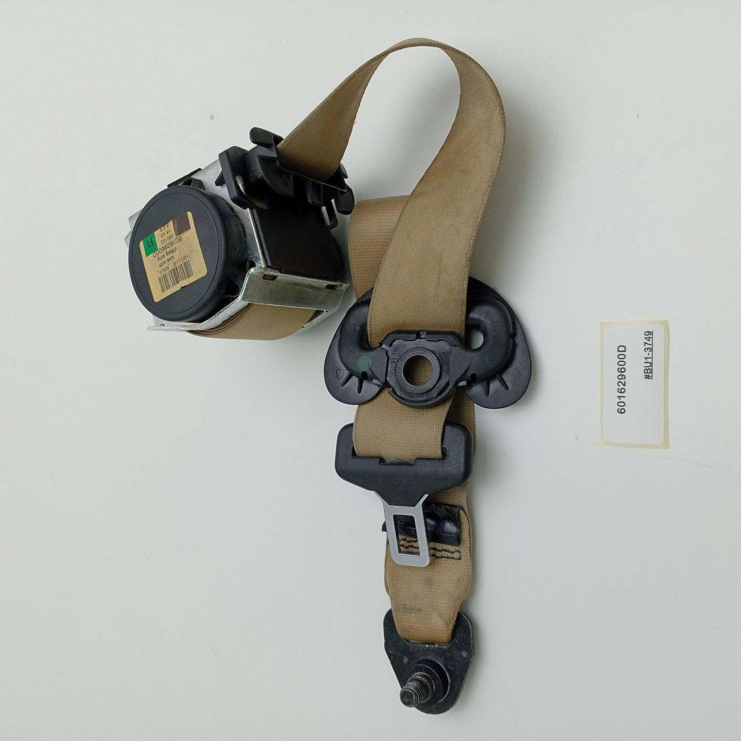 2003-2010 BMW 5 Front Right Seat Belt 601629600D
