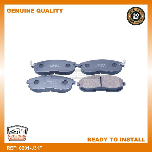 Febest 1994-1999 Nissan Maxima Pad Kit Disc Brake Front 0201-J31F