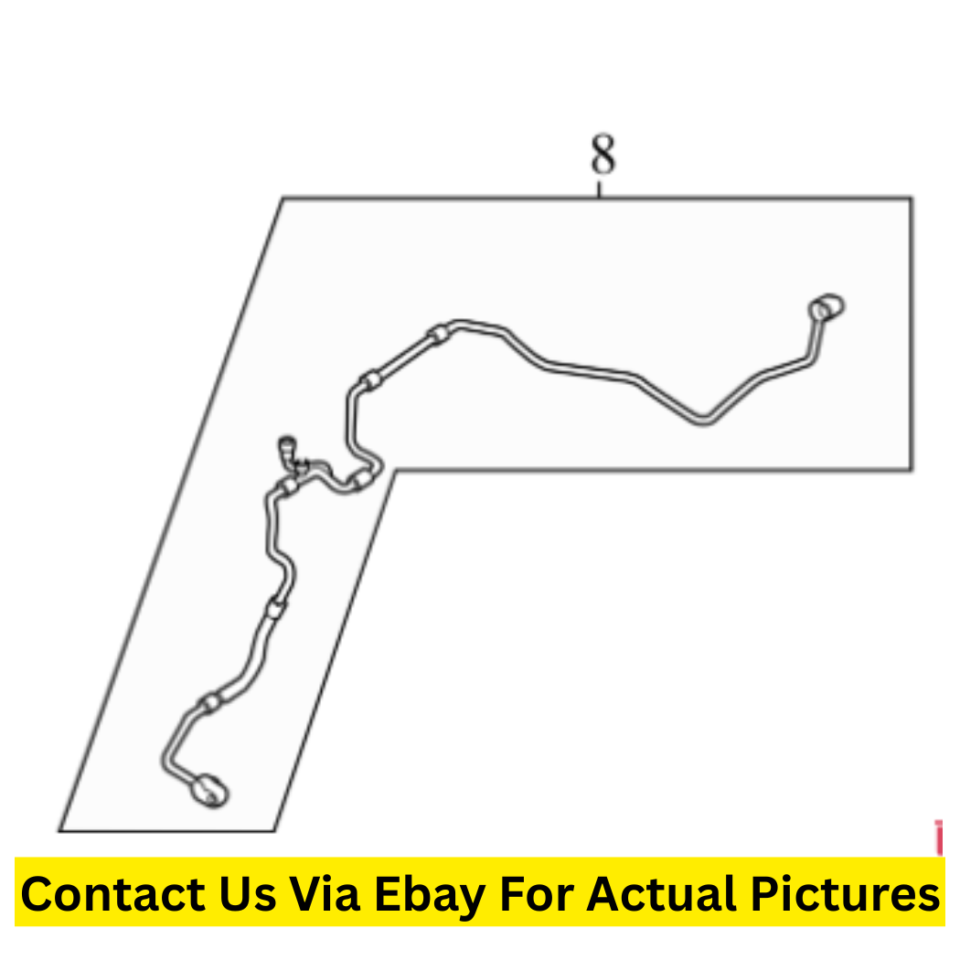 2014 Volkswagen Passat A/C Refrigerant Liquid Hose Used OEM 5C0820741BP