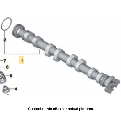 2011–2015 Mini Cooper Exhaust Camshaft Used OEM 11317587754