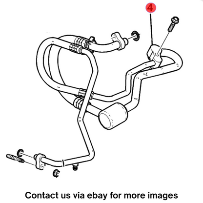 2018 Cadillac CTS A/C Compressor Refrigerant Hose Assembly Used OEM 84008571