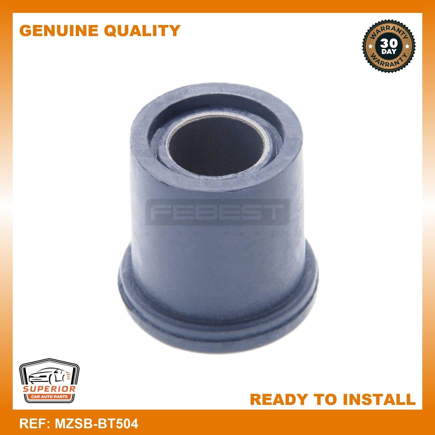 FEBEST MAZDA Leaf Spring Bushing MZSB-BT504