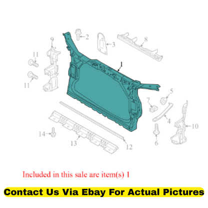 2012 Audi Q5 Radiator Support Panel Used OEM 8R0805594D
