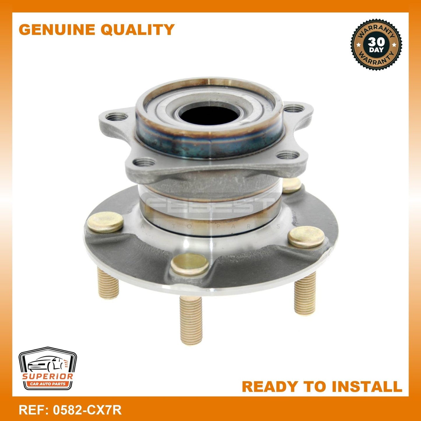 FEBEST 2007-2012 Mazda CX-7 Rear Wheel Hub 0582-CX7R