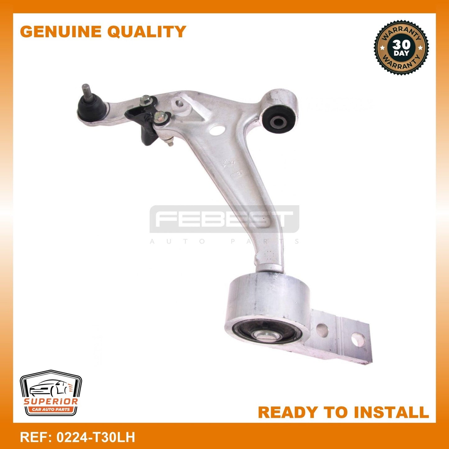 FEBEST 2002-2013 Nissan X-Trail Suspension Control Arm 0224-T30LH