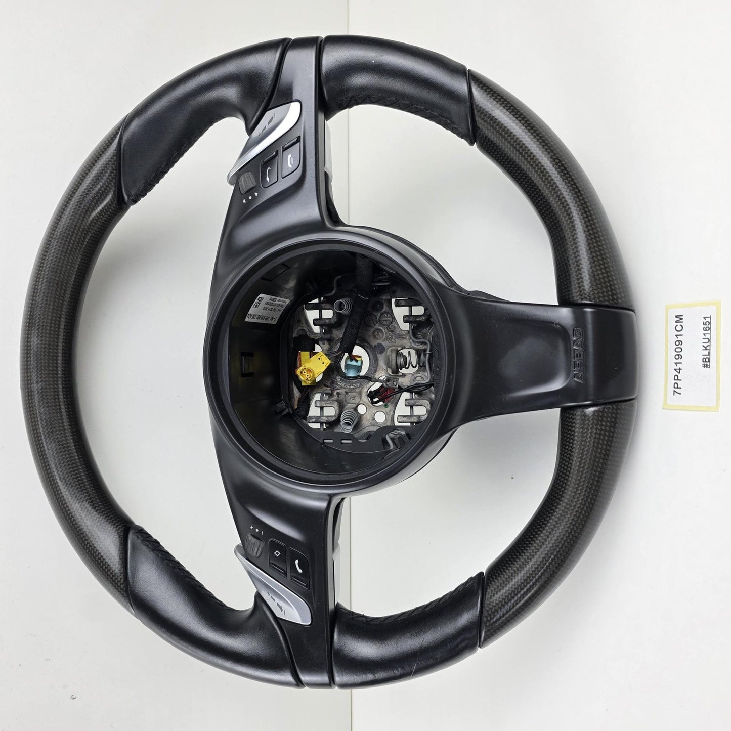 2010-2016 Porsche Cayenne Carbon Multifunction Steering Wheel 7PP419091CM