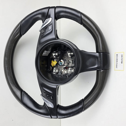 2010-2016 Porsche Cayenne Carbon Multifunction Steering Wheel 7PP419091CM