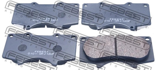 Febest 2020 Toyota Hilux Pad Kit Disc Brake Front 0101-GRJ120F