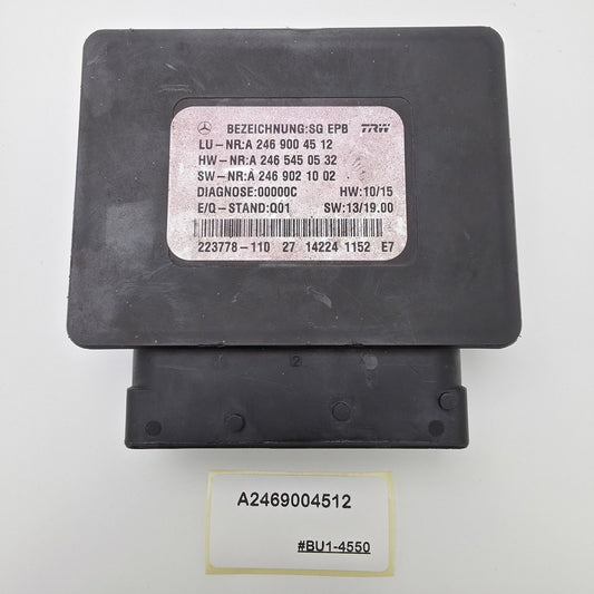 2011-2016 Mercedes SLK Parking Brake Control Module A2469004512
