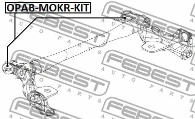 FEBEST 2013-2021 Buick Encore Rear Crossmember Bushing Kit OPAB-MOKR-KIT